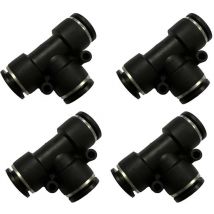 Sachet de 4 raccords automatiques en t 14 mm