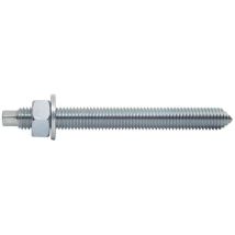 Sachet De 6 Tiges Filetées 10x130 Mm – Acier, Avec Écrous Et Rondelles – Fixation Sécurisée Et Durable - Grupo Desa