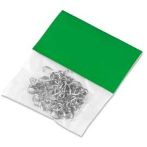 Sachet De 80 Crampons Métal Pour Fixation Gabion Acier Galvanisé 19mm