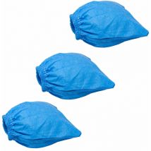 Fixedbyu - Sachet en tissu 3x Sachet filtrant Sachet filtrant textile adapté pour les aspirants secs humides Parkside pnts 1300 C3 PNTS1300-C3