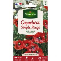 Coquelicot simple rouge