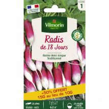 Radis de 18 Jours + 50% Gratuit