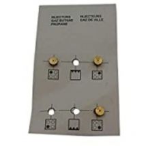 Jeu injecteurs gaz butane four Beko 4431900099