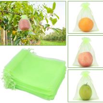 Sachet Protection Raisin,50 pièces Sac de Protection Fruits, Sachets en Organza Respirant avec Cordon de Serrage 15cm x 20cm pour Potéger Les Grappes