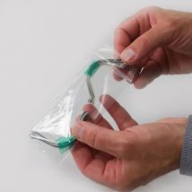 Enveloppebulle - Lot de 5000 Sachets plastiques à fermeture zip 60x130mm standard 50μ