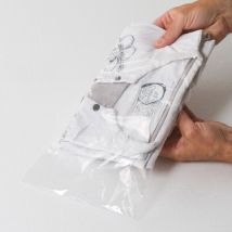 Lot de 1000 Sachets plastiques sans fermeture 200x300mm épaisseur fine 25μ