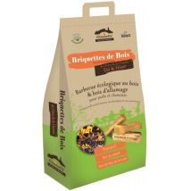 4 kg Holzbriketts – Natürlich und sauber – Eiche und Hainbuche – Lang anhaltende Glut