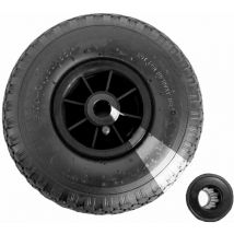 Sackkarrenrad Luftrad 260x85 3.00-4 Achlänge 75 mm 4PR Lagen mit Nadellager schwarz