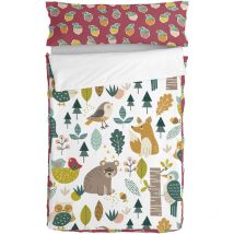 Saco Nórdico con Relleno Happyfriday Moshi Moshi Harvestwood Multicolor 105 x 200 cm