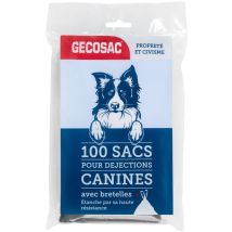 Sacs à déjections canines X100 – 2110 – GECOSAC – Longueur, Hauteur, Largeur