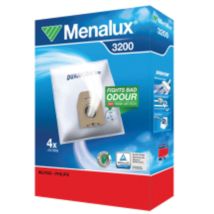 Sacs aspirateur Menalux 3200 – 4 sacs compatibles ELECTROLUX, PHILIPS, NILFISK – Sac pour aspirateur