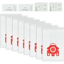Sacs Aspirateur Miele f/j/m HyClean - Pack de 10 pour série HyClean 3D Efficiency, compatible avec Miele 9917710