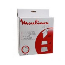Sacs aspirateur zelio par 10 + filtres - aspirateur Moulinex