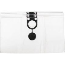 Sac pour aspirateur – 10 pièces – Compatible avec réservoirs ronds 30-35L – Classe de poussière M – HAAGA