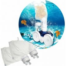 Dazzler - Sacs de nettoyage pour sacs filtrants de piscine pour 280 480 sacs de nettoyage de piscine avec filtres de rechange pour salle d'outils
