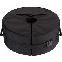 Fei Yu - Sacs de Poids pour Parapluie Parasol Base Sac de Poids,Pied pour Parasol Sable Rond Robuste et Détachable avec Poignées 46 x 15 cm
