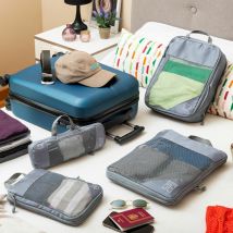 Sacs de Rangement à Compression pour Valises Compakube Innovagoods 4 Pièces