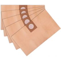 Sacs papier pour aspirateurs eau et poussière - 5 pcs. Pour VC504AC, VC506AC & VC509AC