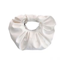 Sacs plissés pour femmes, sacs à main, sacs à bandoulière élégants pour femmes Blanc