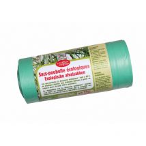 Sacs poubelle éco-plastiques rouleaux 30 l