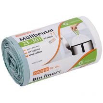 Sacs poubelles avec cordon 23 - 30 litres