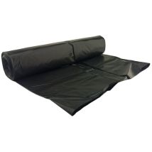 Meva - Sacs Poubelles Épais, 80 Microns. Rouleau Durable 5 Pcs. - Noir 240l