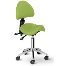 Physa - Saddle Chair with Back Support 550-690 mm 150 kg Light green Salon Home Office