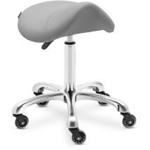 Saddle Stool york dark gray height adjustable