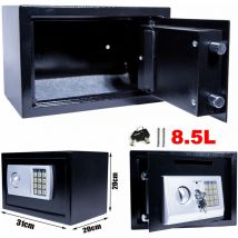 Dayplus - safe electronic digital steel security home office money cash safety box lock 8.5L