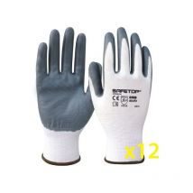 Nitri fit G156B Professionelle Nitrilhandschuhe - Gr¤e 9 (Pack 12 Paare) - Safetop