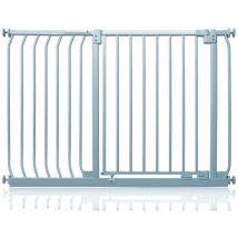 Safetots - Elite Pressure Safety Gate, 116cm - 125cm, Matt Grey, Pressure Fit Stair Gate