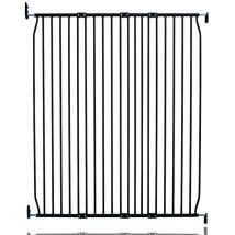 Safetots - Extra Tall Eco Screw Fit Baby Gate, Black, 120cm - 130cm, Extra Tall Gate 100cm in Height, Stair Gate for Baby