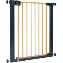 Safety 1st Easy Close Sicherheitsbarriere Holz Braun Schwarz