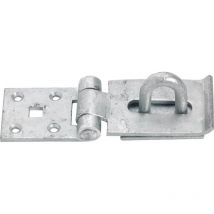 150mm Short Pattern Heavy Hasp & Staple Galvanised - Perry