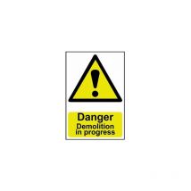 Scan - 4106 Danger Demolition In Progress - pvc 400 x 600mm SCA4106