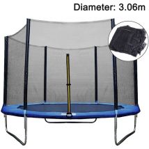 Coavas - Safety net replacement net for trampoline ø 306 cm, replacement net for garden trampoline for 8 posts, outdoor net, tear-resistant