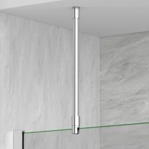 Dusch-stabilisierungsstange Aus Edelstahl, Rund, Für Glas 6–10 Mm, Auch Für Decke, Ideal Für Duschabtrennungen,1 Stück - S'Afielina