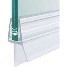 S'Afielina Duschdichtung 80cm Für 4-6mm Glas – Ersatzdichtung Wasserabweiser Schwallschutz Für Duschkabine Bad