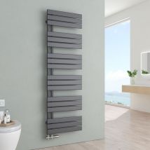 S'AFIELINA Sèche-serviettes eau chaude Radiateur eau chaude en acier Anthracite 1599x500mm 794 Watt