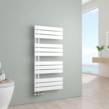 S'afielina - Sèche-serviettes eau chaude Radiateur eau chaude en acier Radiateur à panneau plat Blanc 1041x500mm 529 Watt