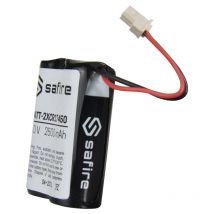 Safire - Pack de piles CR17450 / 4/5A / CR8L - En rétractable avec connecteur Molex 5284 - Tension 6 v / Lithium - Capacité nominale 2500 mAh
