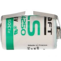 Lithium 3,6V Batterie ls 14250 1/2AA - Zelle lf in U-Form - Saft