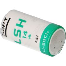 Saft – Lithium 3,6V Batterie LSH 14 C – 5800 mAh – 50,4 mm Höhe – 26 mm Durchmesser