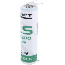 Ls 14500 3PF Batteria speciale Stilo (aa) terminali a saldare a u Litio 3.6 v 2600 mAh 1 pz. - Saft