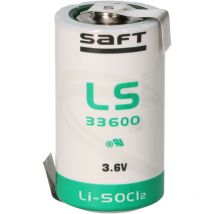 LS33600 er-d Mono Lithium-Thionylchlorid 3,6V, 17.000 mAh z Lötfahne - Saft