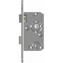 Einstemmschloss 1 246000 bb,dm 55,Stulp 235x18x3mm, links, silber lackiert - SAG