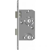 Einstemmschloss 1 413000 wc,dm 55,Stulp 235x18x3mm,rechts, silber lackiert - SAG