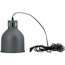Venso Ecosolutions - E27 saga Lampenschirm Grau, led Pflanzenlampe E27 Pflanzenleuchte, led Wachstumslampe, Anzuchtlampe Gemüse, Pflanzenlicht,