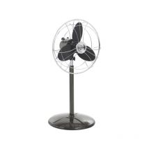 Farelek - saguaro- Ventilateur sur pied Ø40cm 40W rétro indus anthracite et chrome