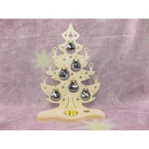 Saico - DE1900S - Decorazione natalizia in legno, misura grande